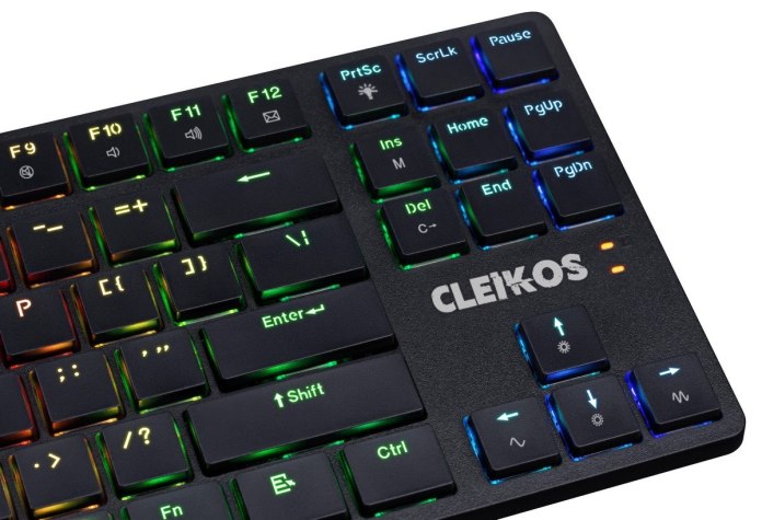 Podświetlenie RGB w klawiaturze DEFENDER CLEIKOS GK-135